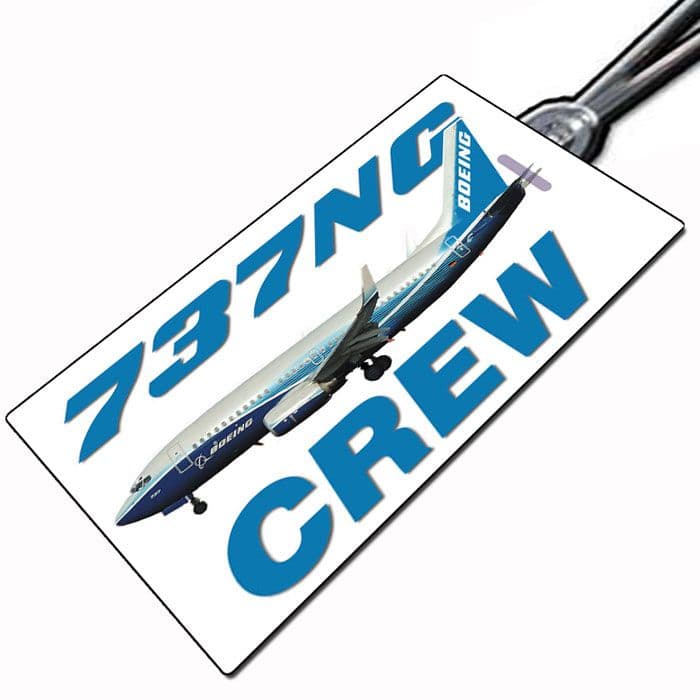 Boeing 737NG Crew Tag