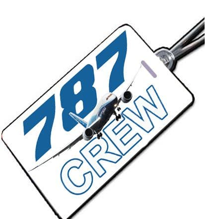 Boeing 787 Crew Tag